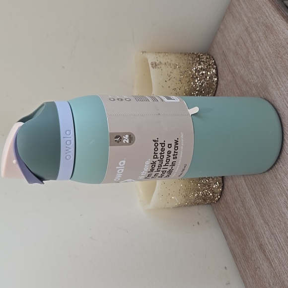 ⭐️ NEW Owala FreeSip Misty Meadow 40 Oz Stainless Steel Water Bottle - Picture 5 of 13